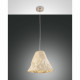 Lampada a sospensione moderna in metallo con diffusore in ceramica
