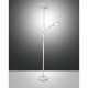 Piantana moderna con 2 luci a LED con struttura in metallo