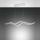 Illuminazione a sospensione LED con diffusore dalle linee moderne
