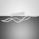 Illuminazione da soffitto plafoniera a LED con diffusore dalle linee moderne