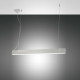 Lampada a sospensione a LED piccola con diffusore in metallo dalle linee moderne