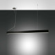 Lampada a sospensione a LED grande con diffusore in metallo dalle linee moderne