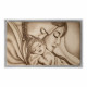 Capezzale moderno dipinto su tela Abbraccio 110x65