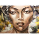 Dipinti figurativo dipinto a mano su tela "La Mia Africa" 150x120