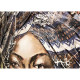 Dipinti figurativo dipinto a mano su tela "La Mia Africa" 150x120
