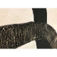 Dipinto astratto olio su tela dalle linee moderne "Black lines" 80x80