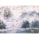 Dipinto moderno a tema natura "Nebbia incantata" 120x120
