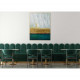 Quadro astratto contemporaneo con cornice dipinto a mano "The line" 90x120