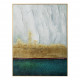 Quadro astratto contemporaneo con cornice dipinto a mano "The line" 90x120