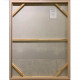 Quadro astratto contemporaneo con cornice dipinto a mano "The line" 90x120