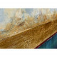 Quadro astratto contemporaneo con cornice dipinto a mano "The line" 90x120