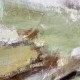 Quadro astratto dipinto a mano con acrilici su tela Serenity 150x100