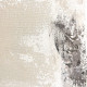 Quadro astratto dipinto a mano su tela di cotone con cornice Almond 70x150
