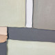 Quadro astratto dipinto a mano su tela di cotone con cornice Apricot 80x100