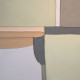 Quadro astratto dipinto a mano su tela di cotone con cornice Apricot 80x100