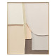 Quadro astratto dipinto a mano su tela di cotone con cornice Candy 80x100
