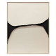 Quadro astratto dipinto a mano su tela di cotone con cornice Flow 80x100
