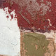 Quadro astratto dipinto a mano su tela di cotone con cornice Muscade 80x100