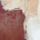Quadro astratto dipinto a mano su tela di cotone con cornice Muscade 80x100