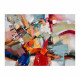 Quadro astratto dipinto a mano su tela di cotone "Esplosione di Colore" 150x110