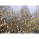 Quadro astratto in stile moderno dipinto su tela in cotone 150x70 "Blue Art"