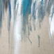 Quadro astratto moderno dipinto a mano con acrilici su tela Hurricane 80x120