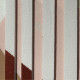 Quadro astratto moderno dipinto a mano su tela di cotone Bahaus 1 60x80