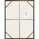 Quadro astratto moderno dipinto a mano su tela di cotone "Cream" 90x120