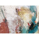 Quadro astratto moderno dipinto a mano su tela di cotone "Mess" 120x150