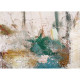Quadro astratto moderno dipinto a mano su tela di cotone "Mess" 120x150