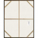 Quadro astratto moderno dipinto a mano su tela di cotone "Mess" 120x150
