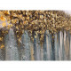 Quadro astratto moderno dipinto a mano su tela "Horizon" 120X90
