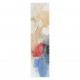 Quadro astratto moderno dipinto a mano su tela "Rouge" 120x30