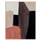 quadro astratto realizzato a mano con acrilici su tela Patchwork 2 80x100