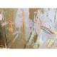 Quadro contemporaneo astratto dipinto a mano "Interferenza di Colori" 140x70