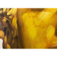 Quadro contemporaneo figurativo dipinto a mano su tela di cotone "David" 90x120