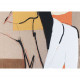 Quadro contemporaneo figurativo dipinto a mano su tela "Elegant Shape 2" 50x100