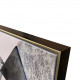Quadro figurativo contemporaneo con cornice dipinto a mano "Safari" 80x120