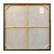 Quadro figurativo contemporaneo con cornice dipinto a mano "Savana" 120x120