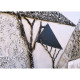 Quadro figurativo contemporaneo con cornice dipinto a mano "Sunrise" 120x80