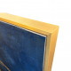 Quadro figurativo contemporaneo con cornice dipinto a mano "Whisper" 80x80