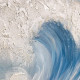 Quadro marino dipinto a mano con acrilici su tela Montale 140x70