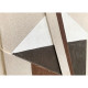 Quadro moderno astratto dipinto a mano su tela "Brown Shapes" 60X80