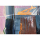 Quadro moderno astratto dipinto a mano su tela "Pittura Astratta" 120x80