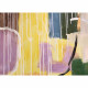 Quadro moderno astratto dipinto a mano su tela "Pittura Astratta" 120x80
