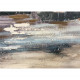 Quadro moderno con paesaggio marino dipinto a mano "Vele al mattino" 150x110