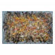 Quadro moderno dipinto a mano su tela "Omaggio a Pollock" 150x100