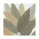 Quadro moderno floreale dipinto a mano su tela "Calathea" 100x100
