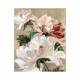 Quadro moderno floreale dipinto a mano su tela "Elegant roses 2" 80X100