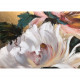 Quadro moderno floreale dipinto a mano su tela "Elegant roses 2" 80X100
